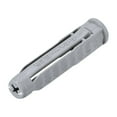 thumbnail image 3 of Unique Bargains 10X50mm Plastic Expansion Pipe Column Concrete Anchor Wall Plug Frame Fixings Tube Gray 24 pcs, 3 of 4