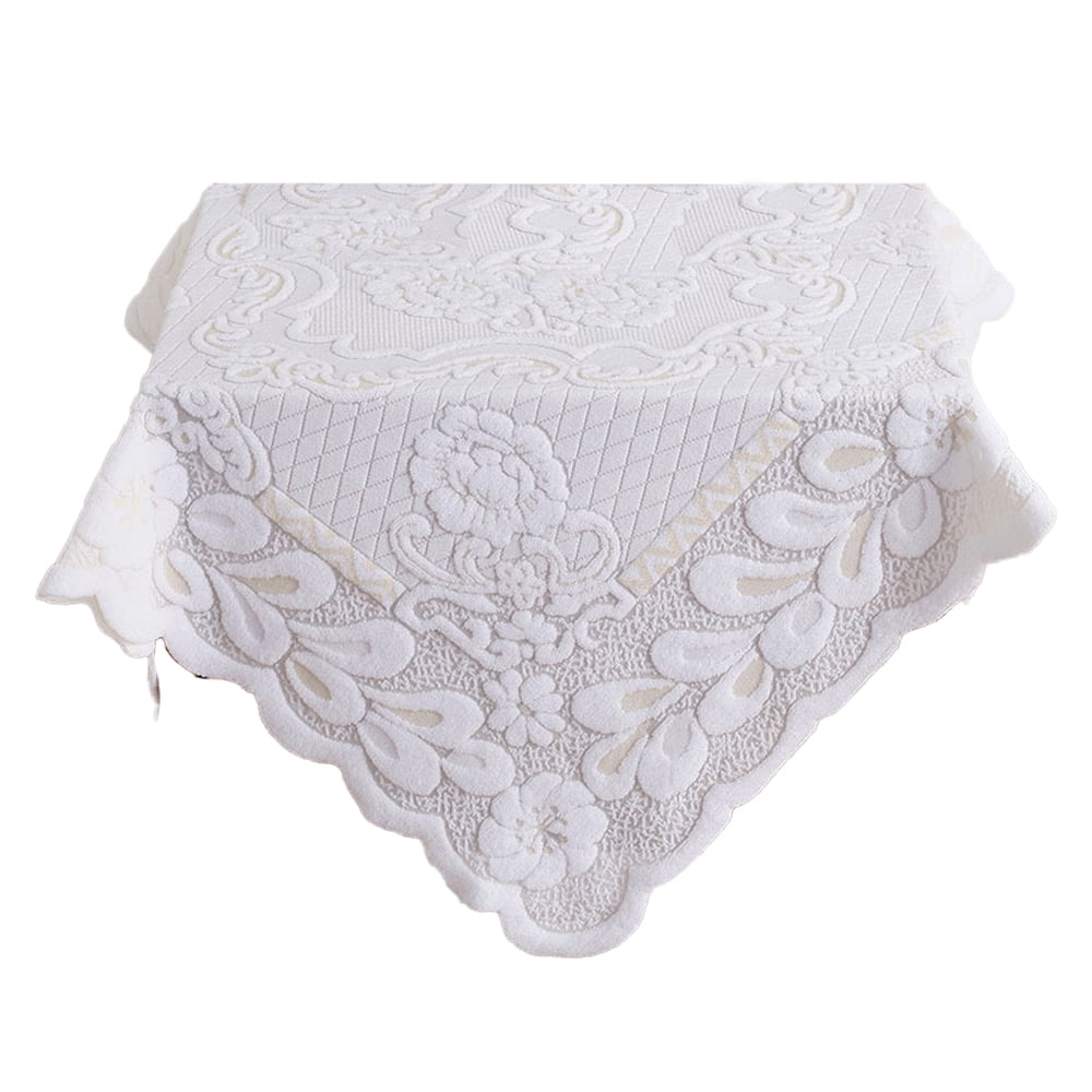 Cotton Handmade Crochet Lace Table Runner Doilies Table Dresser Mat