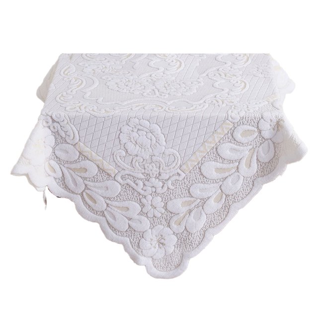 Cotton Handmade Crochet Lace Table Runner Doilies Table Dresser Mat