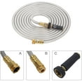 thumbnail image 6 of 25' 304 Stainless Steel Garden Hose, Lightweight Metal Hose with Free Nozzle, Guaranteed Flexible and Kink Free, 6 of 6