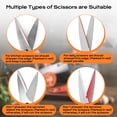 thumbnail image 6 of ROSYNEY 5-in-1 Kitchen Knife Sharpener, Rapid Grinding for All Knives & Scissors, 1-Back, 6 of 9