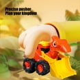 thumbnail image 5 of Gifts for Kids! Fwttom Toy Cars, Educational Children's Toy Car Dinosaur Engineering Vehicle Press and Go Excavator Boy's Gift, 5 of 7