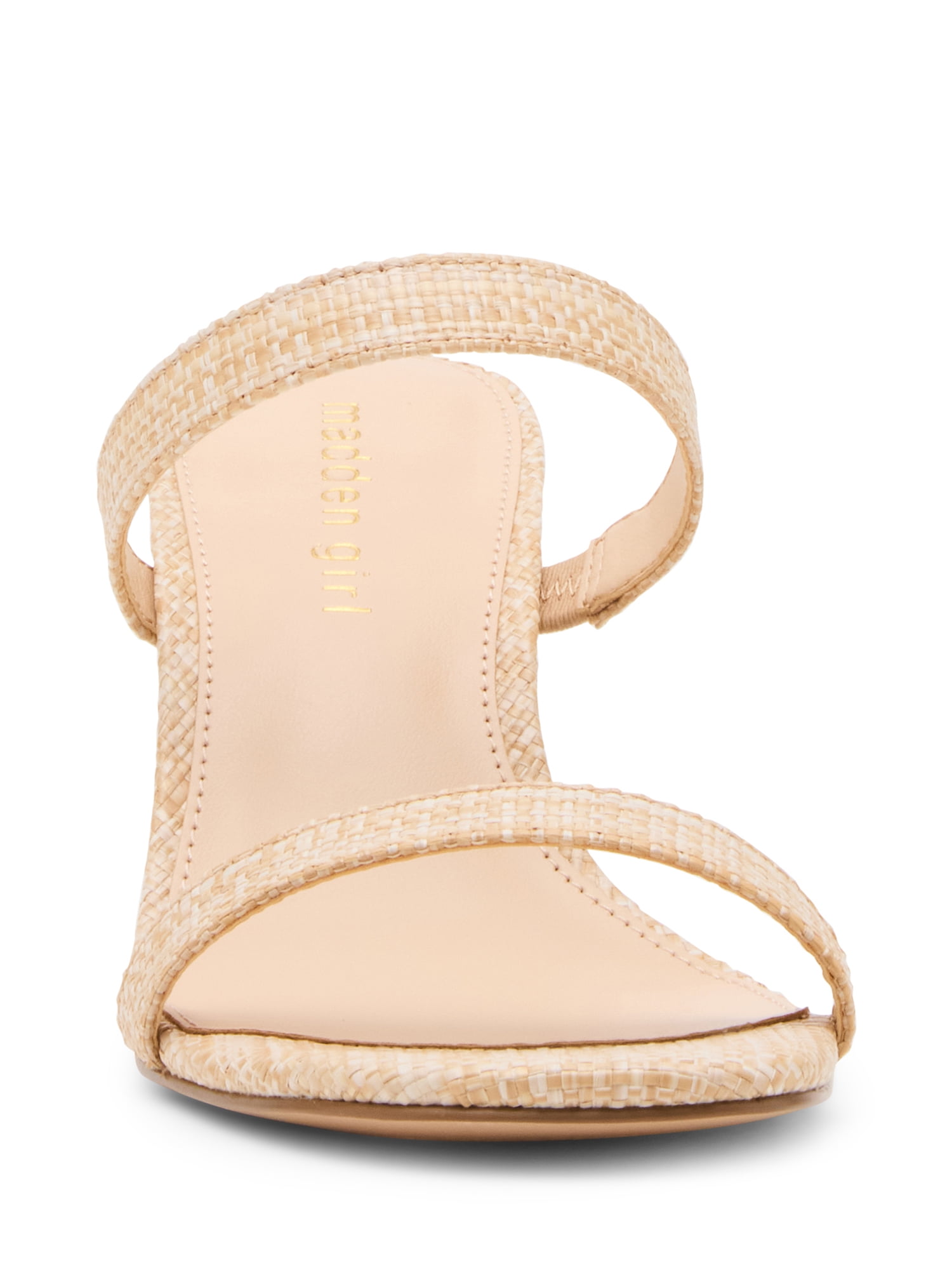 Madden Girl Women's Georgiie Two Strap Heeled Sandal