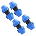 thumbnail image 2 of 4pcs PE pipe quick-connect fittings straight joint water pipe joint, 2 of 12