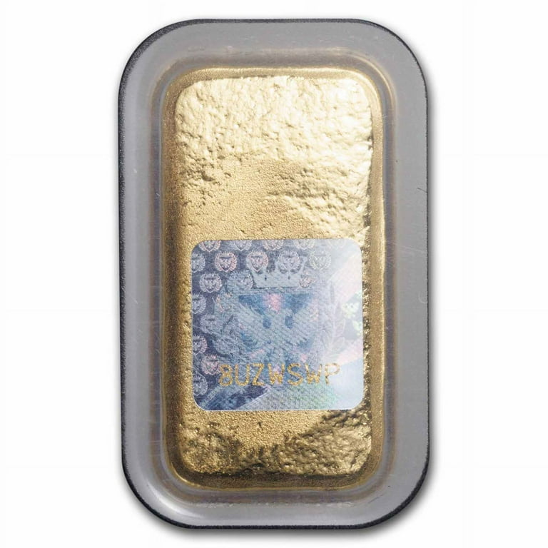 Germania Mint 1 oz .9999 Fine Gold Bar, Cast with Assay, Unique