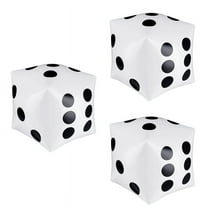 3 Pack Jumbo Inflatable Dice 12 Inch Giant Inflatable Jumbo Dice Large Inflatable Dice y22434