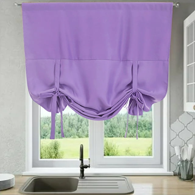 Dainzusyful Sheer Curtains,Home Decor,Check Lace Up Curtains For Windows 46 X 63 Inch Rod Pocket Translucent Filter Curtains For Kitchen Bedroom Living Room D,Curtains For Living Room,Clearance Sale