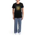 thumbnail image 4 of CafePress - Celtic Stargate Women's Dark Pajamas - Women's Short Sleeve Print T-Shirt and Pants Dark Cotton Pajama Set, 4 of 7