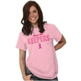 thumbnail image 3 of Breast Cancer These Are Keepers Women's Graphic T Shirt Tees Brisco Brands S, 3 of 6