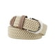 thumbnail image 2 of Cinturones trenzados elásticos de 2 paquetes para mujeres INSPIRE CHIC con hebilla de aleación color beige, 2 of 6