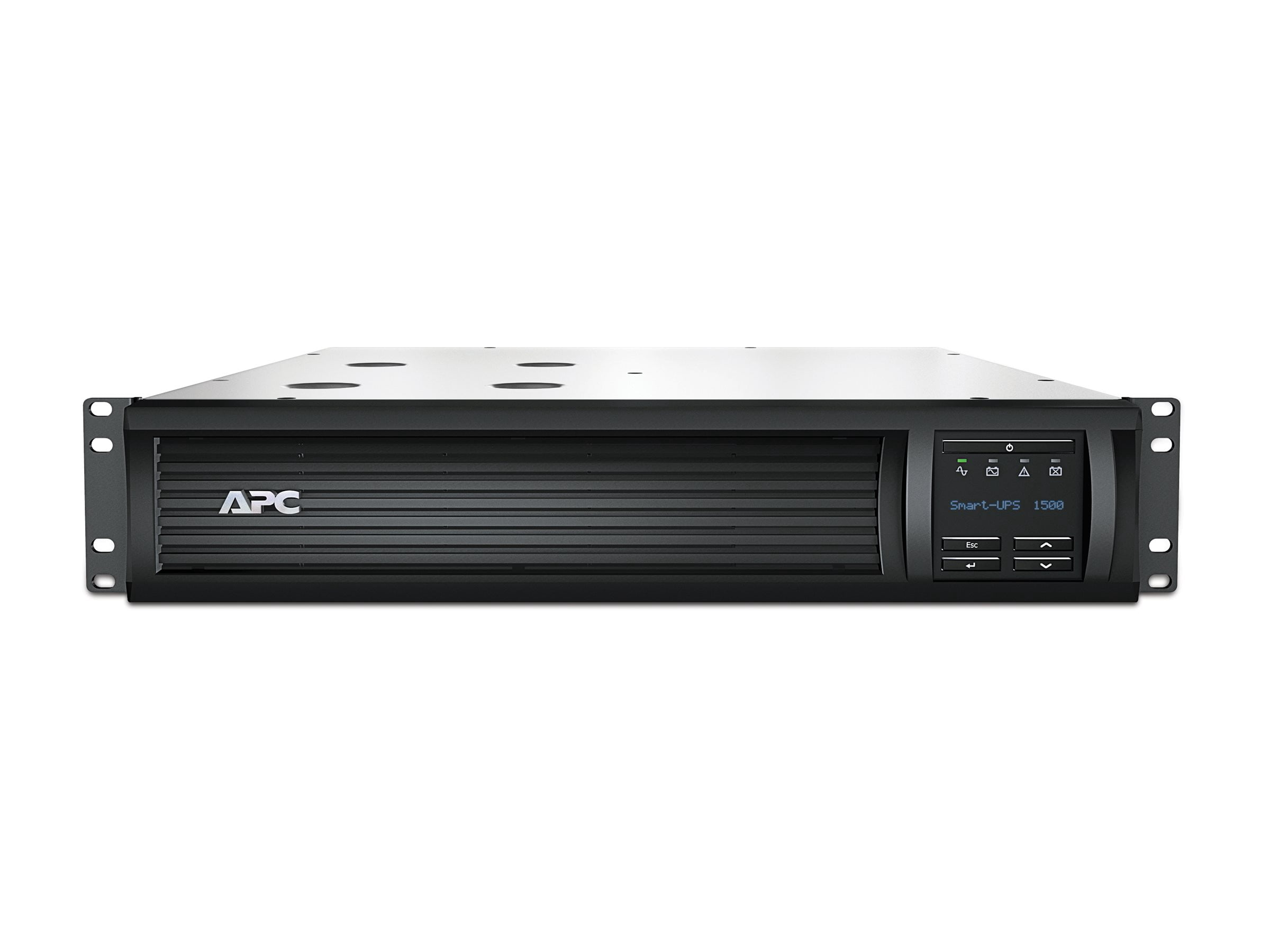 APC 1500VA Smart UPS with SmartConnect, SMT1500RM2UCNC Rack Mount UPS Battery Backup, Sinewave, AVR, Network Management Card, 120V, Line Interactive Uninterruptible Power Supply