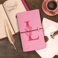 thumbnail image 2 of Juego de bolígrafos Journal JEWPHX de piel rosa de 7.9 x 4.7 pulgadas con forma de corazón, 2 of 7