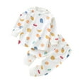 thumbnail image 3 of Precioso conjunto de pijama para bebé, ropa transpirable de manga larga para niños pequeños Fruto Alto 66cm, 3 of 8