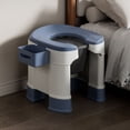 thumbnail image 1 of Adult Portable Toilet Easy Installation Stable Structure Detachable Home Indoor Bedroom Use, 1 of 7
