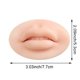 thumbnail image 2 of 3 piezas de labios falsos 3D, labios de silicona para práctica de maquillaje, práctica de tatuajes suaves, 2 of 5