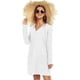 thumbnail image 2 of Dnzceghtig Vestido camisero de manga larga UPF 50+ para mujer, protección solar, senderismo, playa, 2 of 5