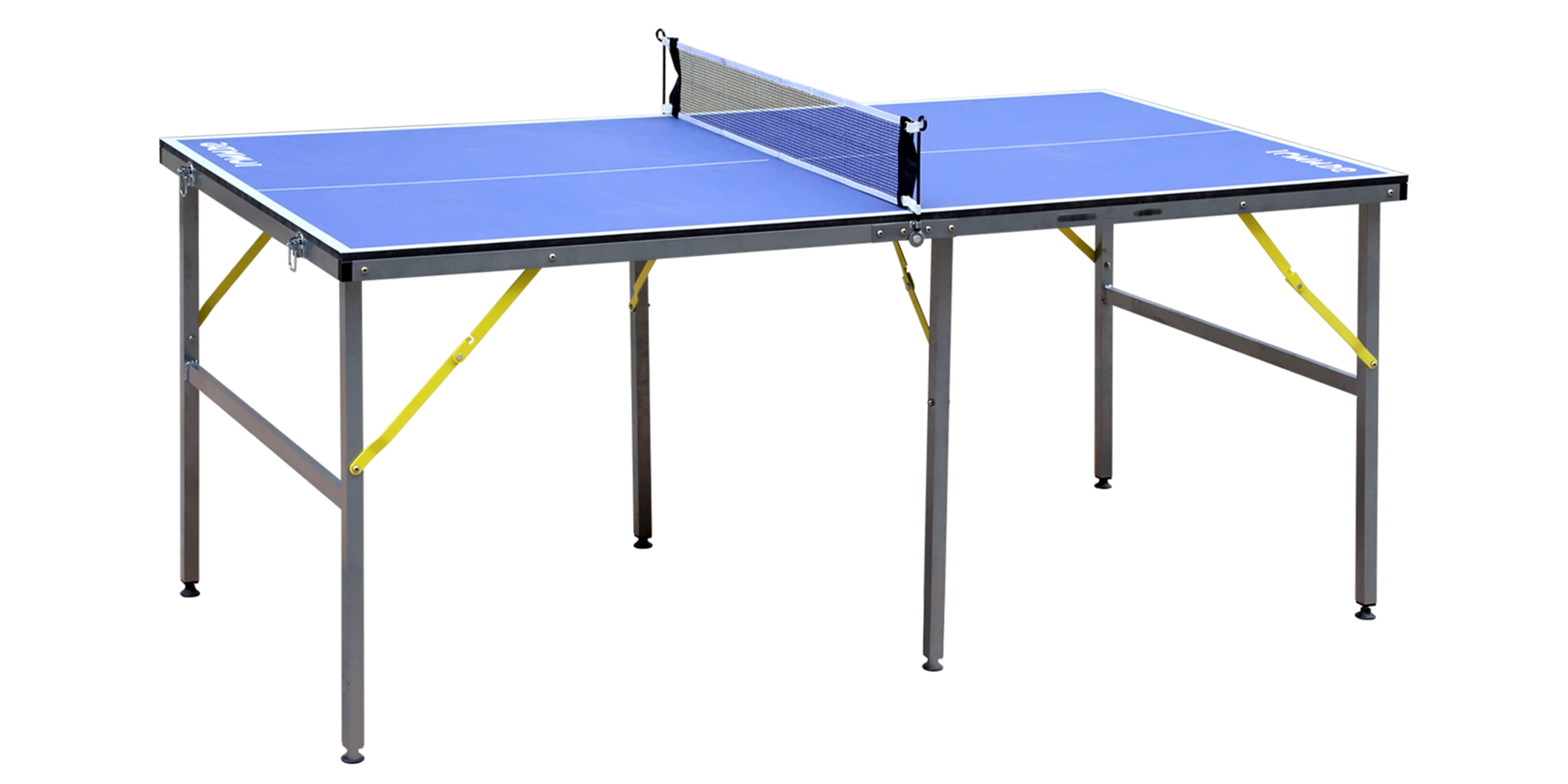 Leuco 6 x 3 Ft Table Tennis Table Mid-Size– Indoor/Outdoor Portable Table