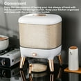 thumbnail image 3 of stanreset Rice Bucket Dispenser Sealed Transparent 10kg Storage Container Large-Capacity Moisture-proof Plastic Cereals Grain Box Normal/10kg, 3 of 9
