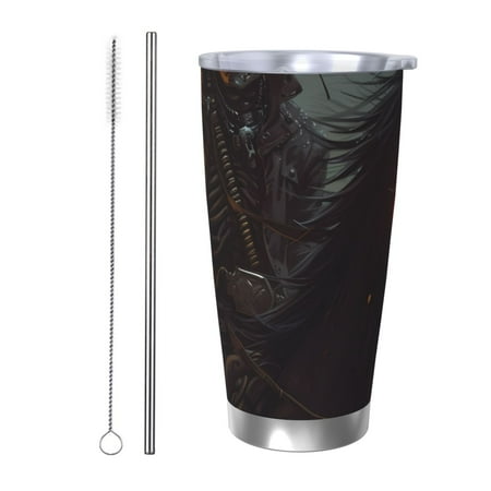 

Coaee Cool Skull Western Cowboy for 20oz Insulated Kettle Water Bottle For Running Hiking Cycling Climbing Men S Woman Insulated Water Bottle-Straw Two-piece Set
