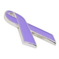 thumbnail image 2 of PinMart Cancer Prevention Ribbon or Cancer Survivor Awareness Enamel Lapel Pin â Blue Ribbon prevention Pin, 2 of 3