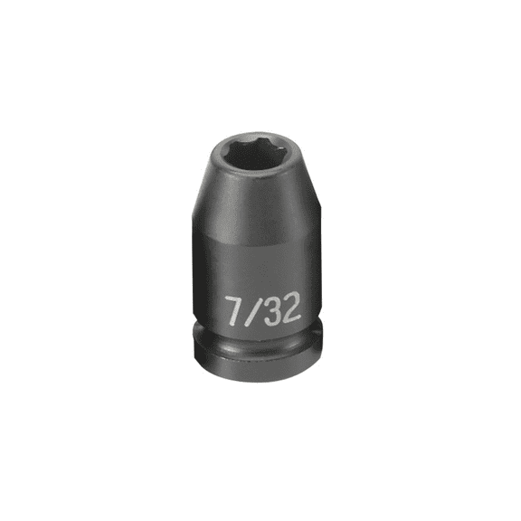Grey Pneumatic 1/4" Surface Drive x 7/32" Standard  Socket
