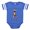 Royal Blue, variant on - Christmas Boxer - Cute Infant Baby Football Bodysuit