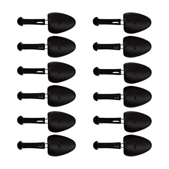 Shoe Stretcher, Shoe Expander, Adjustable Shoe Stretcher Widener, 12PCS Black plastic