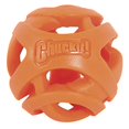 thumbnail image 1 of MPP Breathe Right Dog Fetch Ball Treat Dispensing Hollow Orange Rubber Choose Size (Large - 3"), 1 of 1