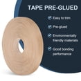 thumbnail image 4 of Uxcell Edge Banding, Wood Veneer Tape Pre-glued Plywood Edge Banding with Hot Melt Adhesive for Furniture Restoration Cherry 3/4 inch x 100 ft, 4 of 6
