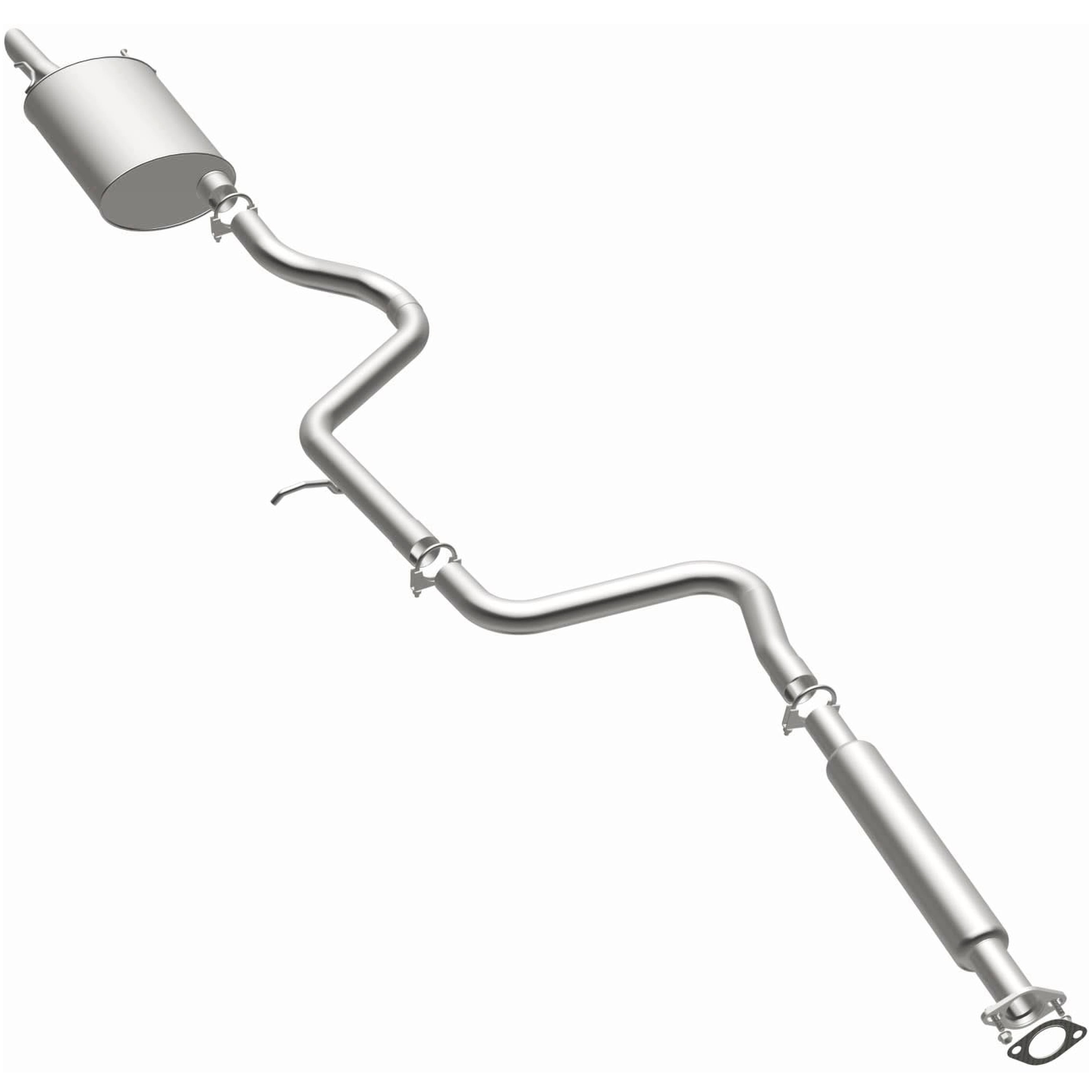 BRExhaust OE Replacement Exhaust System Kit 106-0015: Compatible with 2006-2011 Chevrolet Impala 3.5L, 2006-2007 Chevrolet Monte Carlo 3.5L