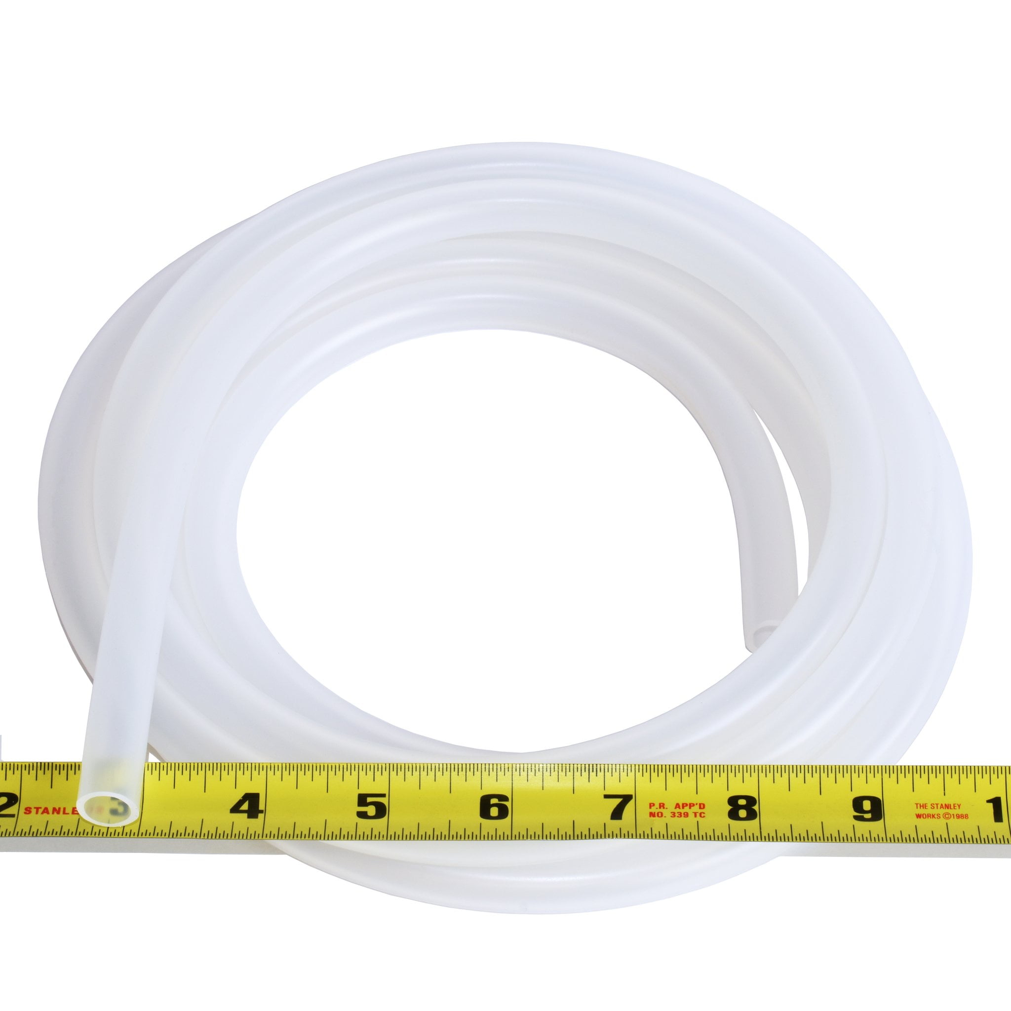 Silicone Tubing 1/25" ID x 1/8" OD Food Grade Flexible Thick 3m 10ft Length 