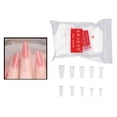 thumbnail image 3 of Uñas postizas 500 piezas de uñas de extensión es shamjiam  Uñas postizas transparentes, 3 of 7