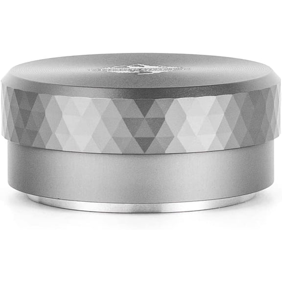 58mm Coffee Tamper, Espresso Tamper Barista 58mm Diamond Pattern Hand Tamper by CrossCreek with Stainless Steel Flat Base 6296-51201-01A