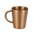 thumbnail image 3 of Taza de café, artículos para beber, camping, viajes, taza de agua de 300 ml, jarra de cerveza, zumo, té helado oro brillante, 3 of 6