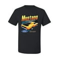 thumbnail image 2 of Wild Bobby Mustang Untamed American Spirit Ford Men Tee, 2 of 6