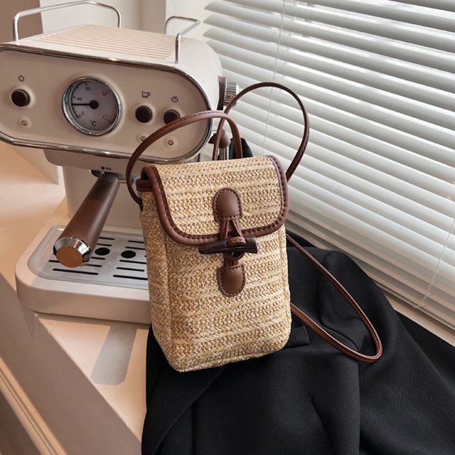 Bolsa De Hombro Bolsos cruzados para mujer, bolsos de mensajero tejidos a la moda, bolso bohemio elegante hecho a mano Likrtyny Para Estrenar