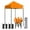 Orange, variant on Eurmax 5x5 Pop up Canopy Outdoor Heavy Duty Tent,Dark Blue
