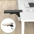 thumbnail image 3 of tredstone Wood Computer Arm Rest for Desk Folding Computer Desk Extender for Desk Light Khaki, 3 of 8