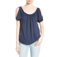 thumbnail image 1 of Joie Blouse Chandail-Over pour Femmes, Bleu, Grand, 1 of 2