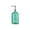 Green, variant on 450ML Textured Glass Lotion Dispenser, Large 450ML Glass Lotion Dispenser, Press Cosmetic Jar, Elegant Container for Bathroom Hand Soap Kitchen Liquid Refill