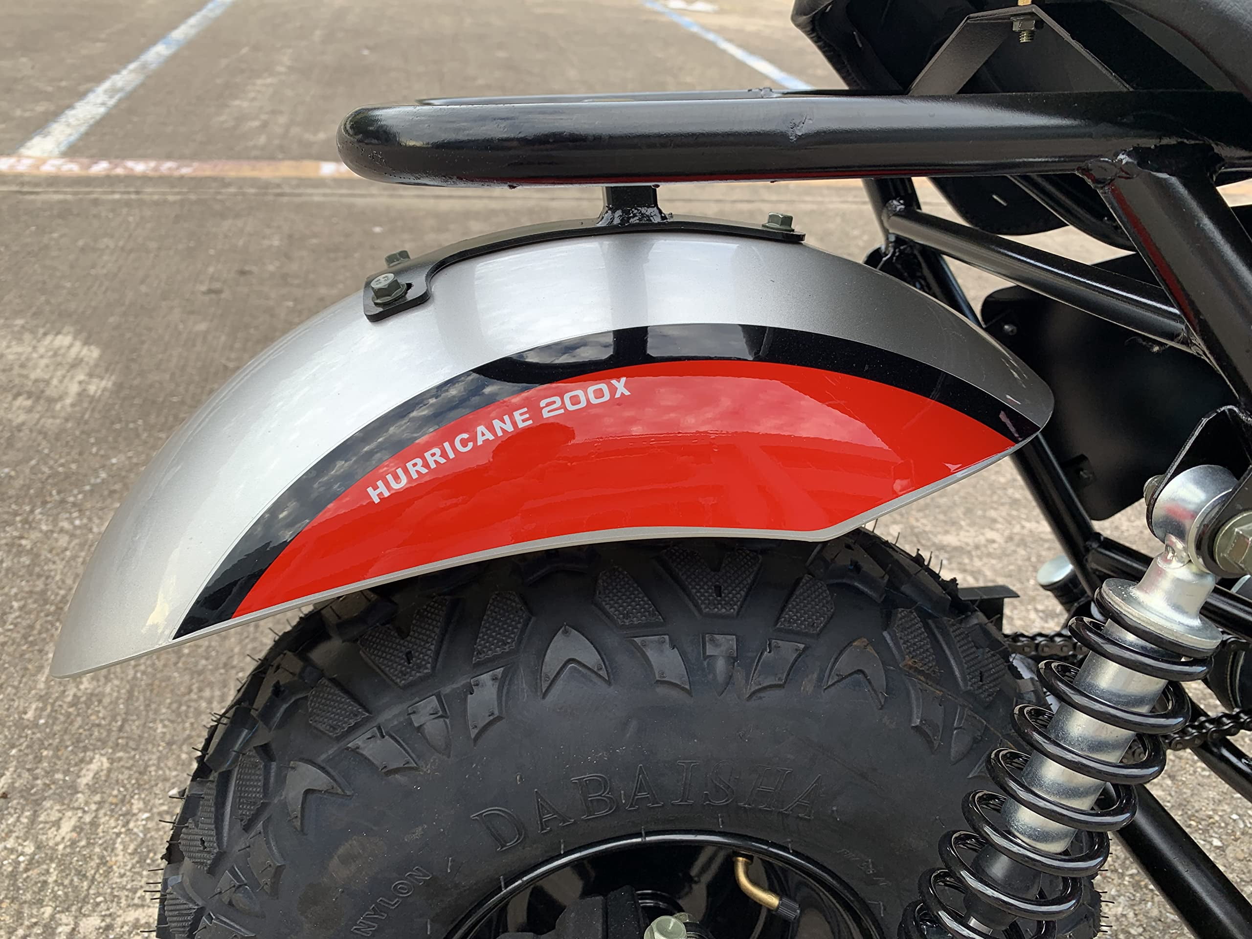 Trailmaster Mini Bike mb 200X Hurricane All New with Front and Rear Brakes, 196cc (Red)