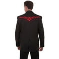 thumbnail image 2 of Scully Leather Crimson Floral Tonal Emb. Mens Blazer, 2 of 2