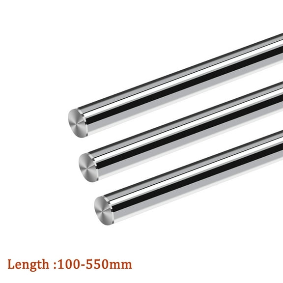 100mm-Diameter 8mm-Chrome Plated Liner Rods for 3D Printer, Linear Shaft Length, Intervals, CNC Axis, Parts