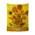 thumbnail image 1 of Tapestry Van Goghs Art con forma de girasol para pared, 150 x 130 cm, microtela, 1 of 1