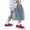 Blue, variant on BOOMNY Toddler Boys Jeans Casual Embroidery Wide Leg Jeans Mid Calf Length Lightweight Loose Denim Pants With Pocket 8-9 Years