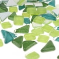 thumbnail image 2 of Carreaux de Mosaïque Lumineux Pièces de Verre Assorties Pierres Vertes, 2 of 8