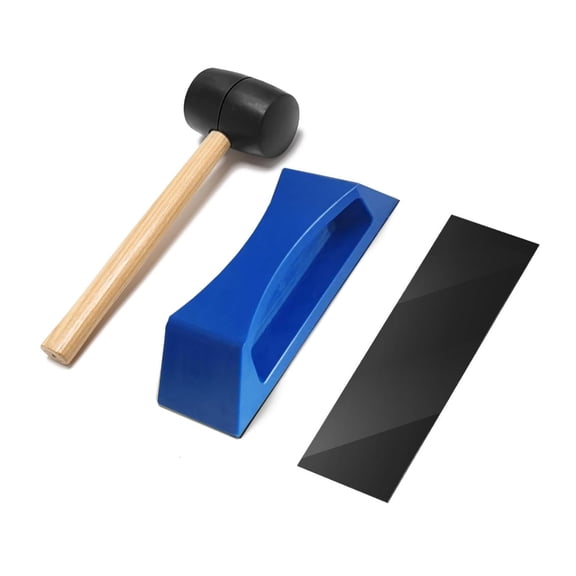 DIY Floor Installation Set Easy Plank Grabber Nylon Tapping Hammer Ensuring Secure Board Alignment NonResidue Left