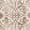 Multi-color, variant on 6' x 6' Terracotta Brown and Beige Floral Border Square Area Throw Rug