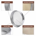 thumbnail image 4 of Heavy Duty Garden Riddle Sieve Mesh Soil Sift Compost Seed Tray Gardening Tool-18 (1mm), 4 of 8