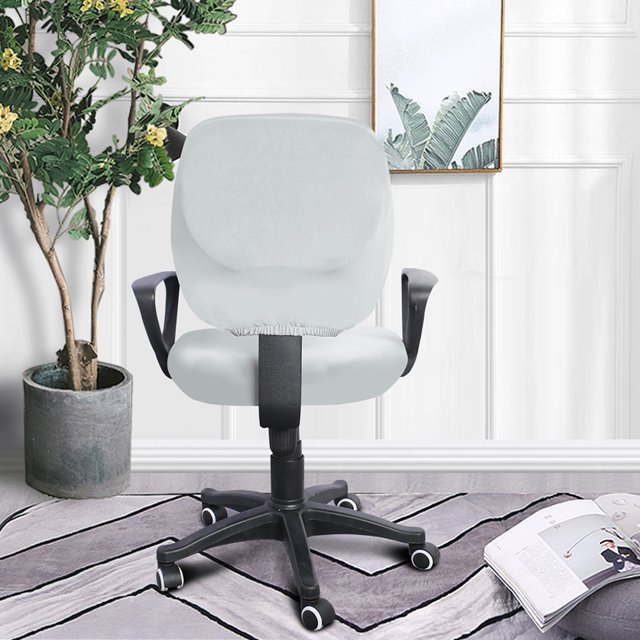 Gorra De Silla De Oficina Spandex Elástico Funda para silla de oficina Estiramiento extraíble Sillas de computadora Fundas de asiento Likrtyny Libre de BPA